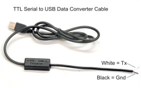 Data cable for cycle analyst