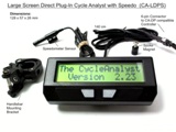 Cycle analyst direct plug in with speedo meter large screen 2.3